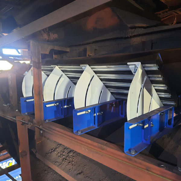 conveyor belt impact bed